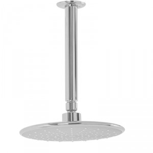 Round 205mm Rainfall Shower Head & Ceiling Mounted Arm for Concealed Shower