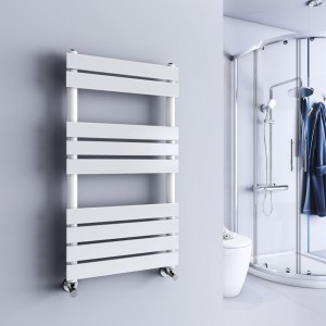 Juva - Designer White Flat Panel Heated Towel Rail - Choice of Size