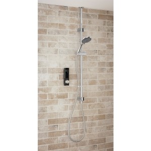 Triton HOME Digital Mixer Shower with Through the Ceiling or wall Riser Rail - High Pressure 