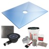 Imperio 1200mm x 900mm Wetroom Shower Tray - Includes Waste & Waterproofing Kit