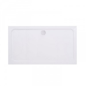 Aquariss 1800 x 800mm ABS Stone White Low Profile Rectangle Shower Tray