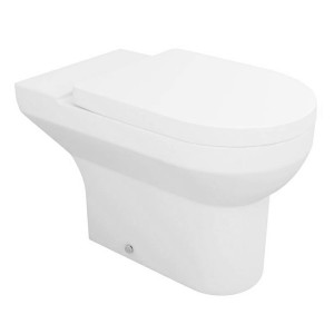 Calgary Back to Wall Toilet Pan with Soft Close Seat