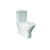 RAK Close Coupled Closed Back to Wall Toilet Pan With Cistern & Soft Close Seat