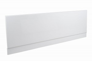 Gloss White 1800mm Wood Front Bath Panel