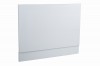 Gloss White 700mm Wood Bath End Panel