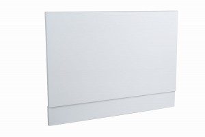 Gloss White 800mm Wood Bath End Panel