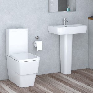Aria Close Coupled Toilet & Basin Cloakroom Suite