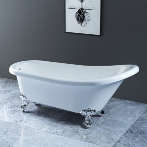 Solitude 1700 x 730mm Traditional Freestanding Slipper Bath
