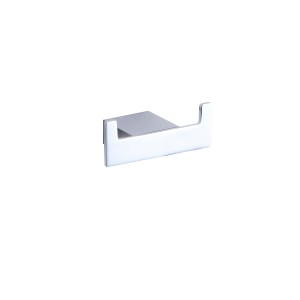 Imperio Chrome Plated Brass Flat Robe Hook