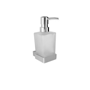 Imperio Chrome Plated Brass Square Soap Dispenser