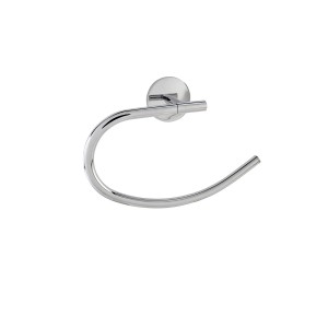 Imperio Chrome Plated Zinc Alloy Towel Ring