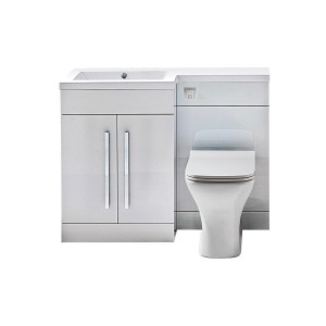 Imperio Rennes- 1100mm Left hand Combination Unit - Gloss White