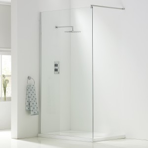 Imperio - 1100 x 2000mm Wetroom Shower Screen - 8mm Glass