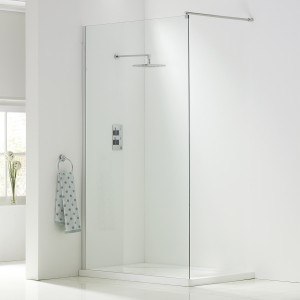 Imperio - 1200 x 2000mm Wetroom Shower Screen - 8mm Glass