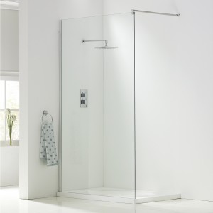 Imperio - 900 x 2000mm Wetroom Shower Screen - 8mm Glass
