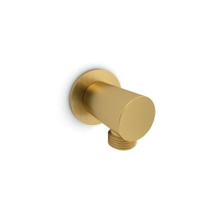 Kartell Ottone - Round Outlet Elbow - Brushed Brass