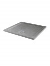 Aquariss - Square Grey Sparkle Shower Tray - 900 x 900mm - Includes Waste