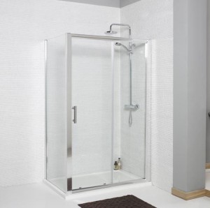 Kartell K-VIT Koncept Sliding Door Shower Enclosure 6mm Glass - 1400 x 900 mm