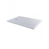 Aquariss - Rectangle Grey Sparkle Walk-in Shower Tray - 1700 x 800mm - Includes Waste
