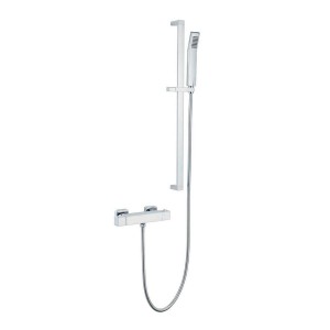 Kartell K-VIT Pure Thermostatic Bar Shower with Adjustable Slide Rail Kit