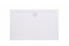 Aquariss - Rectangle White Stone Shower Tray - 1200 x 900mm - Includes Waste